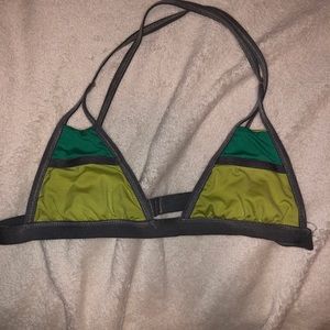 Planet blue bikini top